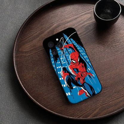 M-Marvel S-Spider-Man Phone Case For IPhone 17 15 Pro Max 14 Pro 12 11 13 Mini X XR XS 16 Plus SE Back Cover