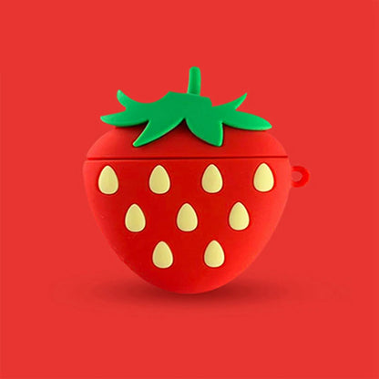 Snack Case For Airpods Pro 2 Generation Cute Cartoon Case For Airpods 1 2 Strawberry Avocado Earphone Cover For Airpods 3 2021