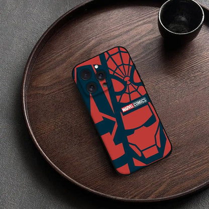 M-Marvel S-Spider-Man Phone Case For IPhone 17 15 Pro Max 14 Pro 12 11 13 Mini X XR XS 16 Plus SE Back Cover
