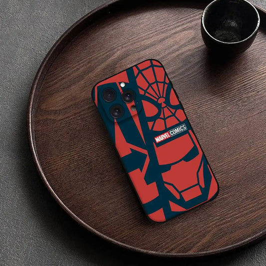 M-Marvel S-Spider-Man Phone Case For IPhone 17 15 Pro Max 14 Pro 12 11 13 Mini X XR XS 16 Plus SE Back Cover