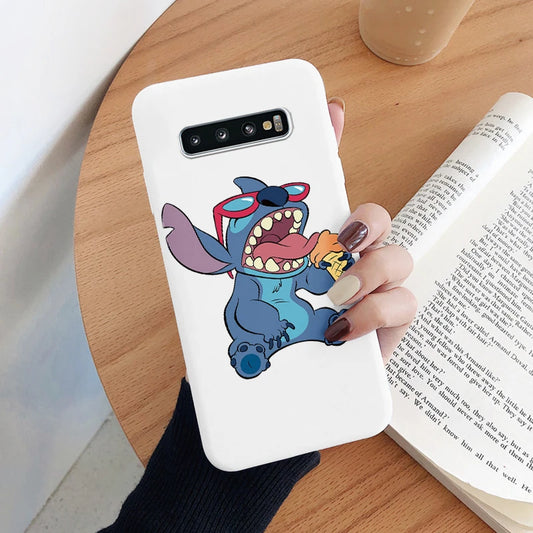 Samsung Galaxy S10 Cartoon Lilo Stitch Phone Case - IDefend