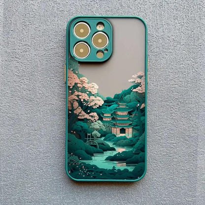Fashion Magnificent Mountains And Rivers Scenery Phone Case For iPhone - IDefend