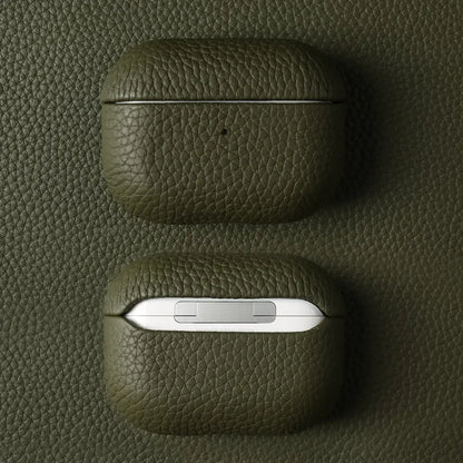 For Airpods Pro Case 100% Genuine Leather Case For Airpods 3 / 2 / Pro2 Protection Box Cases AirPods Case Cowhide Charging Box