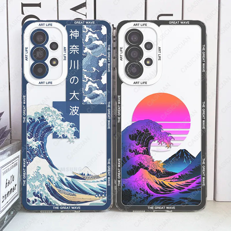 The Great Wave Off Kanagawa Hokusai Art Case For Samsung Galaxy - IDefend