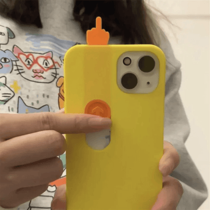 Middle Finger Funny Phone Case For iPhone - IDefend