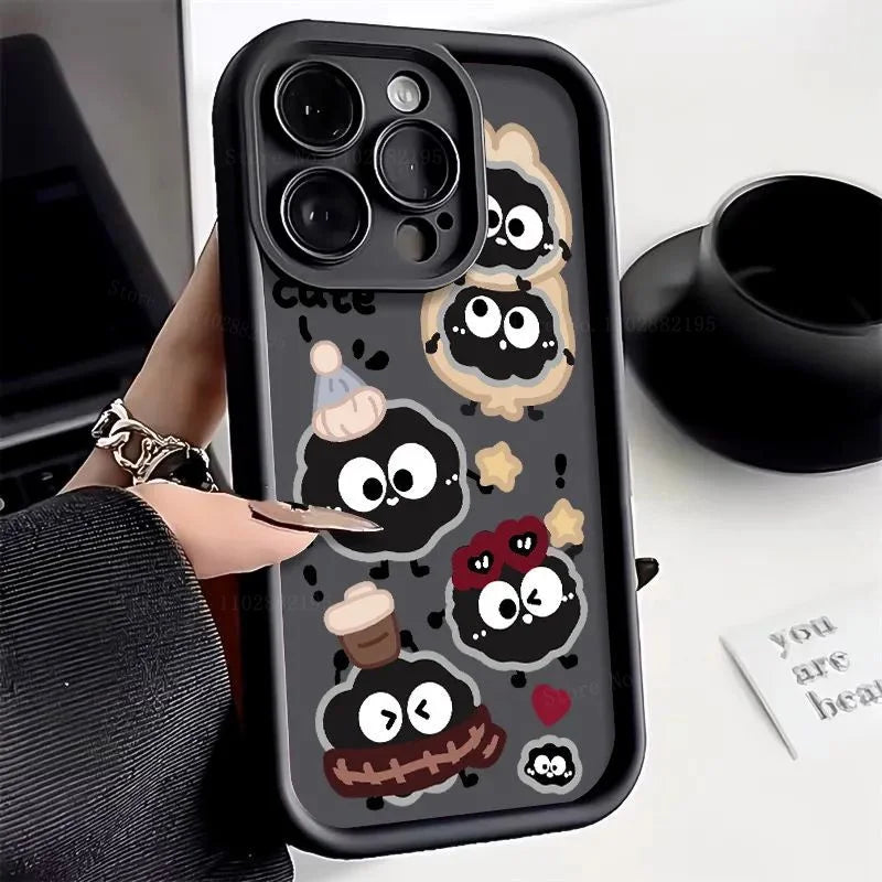 Cartoon Big Eye Eggette Case For iPhone - IDefend