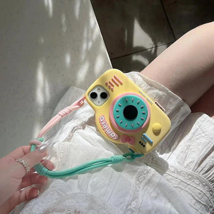 Stereoscopic Silicone Strap Camera Suitable For iPhone - IDefend