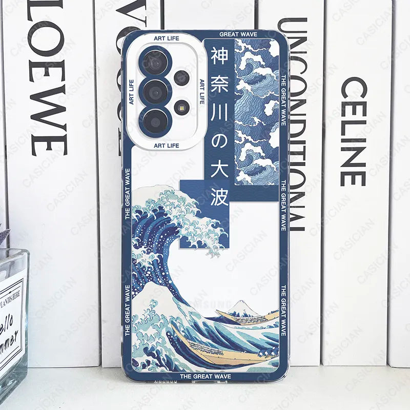 The Great Wave Off Kanagawa Hokusai Art Case For Samsung Galaxy - IDefend