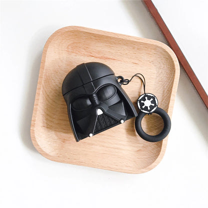 For Airpods 1 2 3 4 Pro Pro 2 Case Cute Cartoon Darth Vader Silicone Earphone Case Accessories Cover