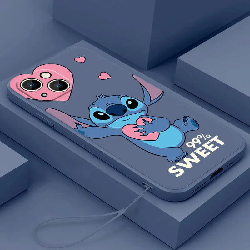 NEW Disney Stitch Cute Phone Case For iPhone - IDefend