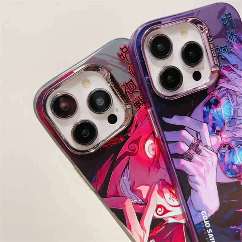 Jujutsu Satoru Gojo Kaisen Aurora Clear Phone Case For iPhone - IDefend