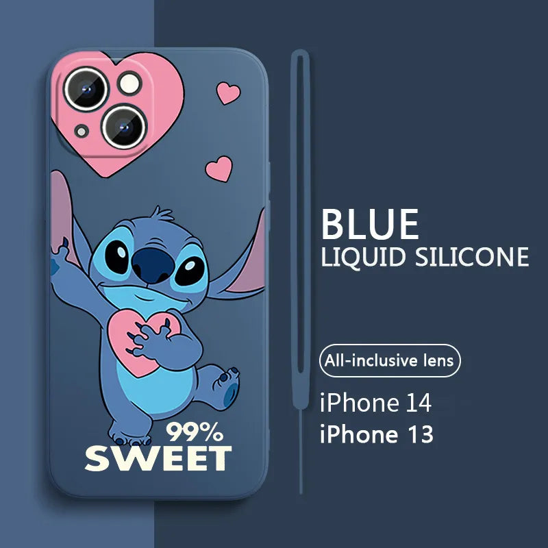 NEW Disney Stitch Cute Phone Case For iPhone - IDefend