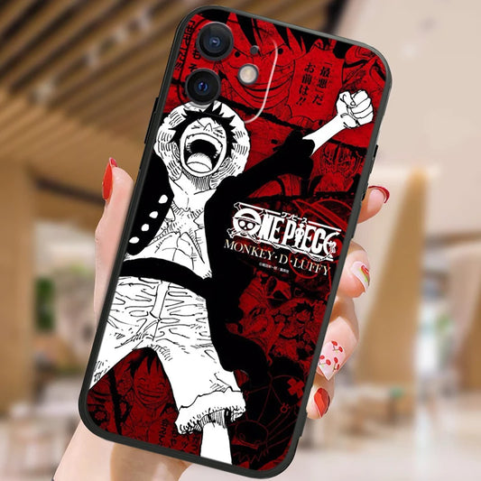 Ones Pieces Anime D-Luffy Phone Case For iPhone 0.5 - IDefend