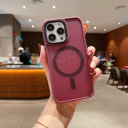 Luxury Magnetic For Magsafe Wireless Charge Phone Case For iPhone 0.2 - IDefend