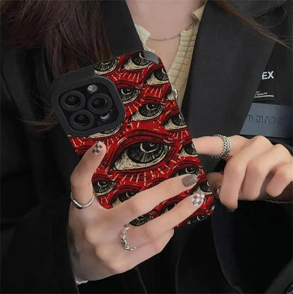 Fashion Spooky Scary Red Eye Case For iPhone - IDefend