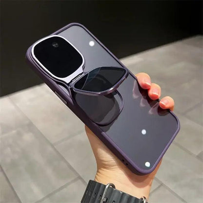 Luxury Transparent Stand Acrylic Case for iPhone - IDefend