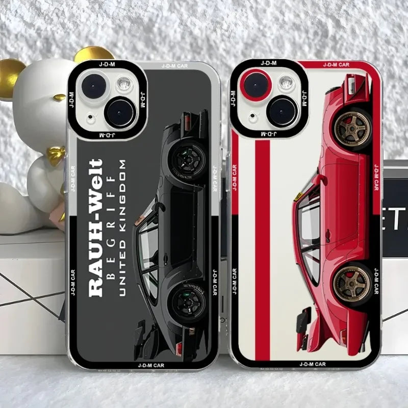 Porsh Car Jdm Drift RWB 911 964 933 Phone Case Case For IPhone