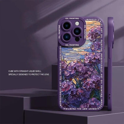 Interesting oil painting phone case For iphone - IDefend
