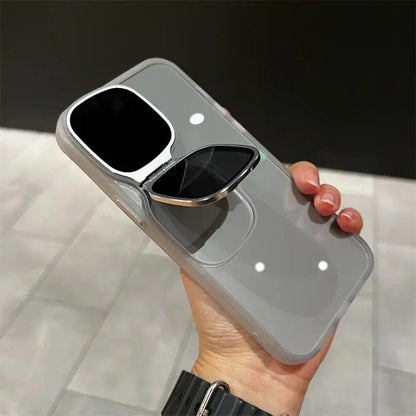 Luxury Transparent Stand Acrylic Case for iPhone - IDefend