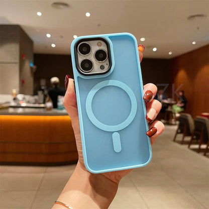 Luxury Magnetic For Magsafe Wireless Charge Phone Case For iPhone 0.2 - IDefend