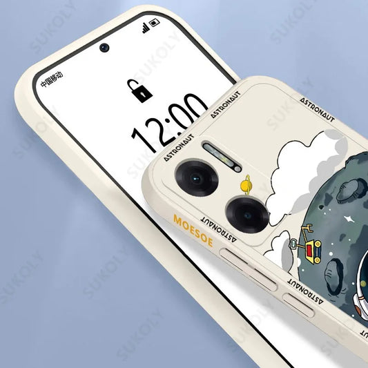 Cute Astronaut Case For Xiaomi Redmi 0.2 - IDefend