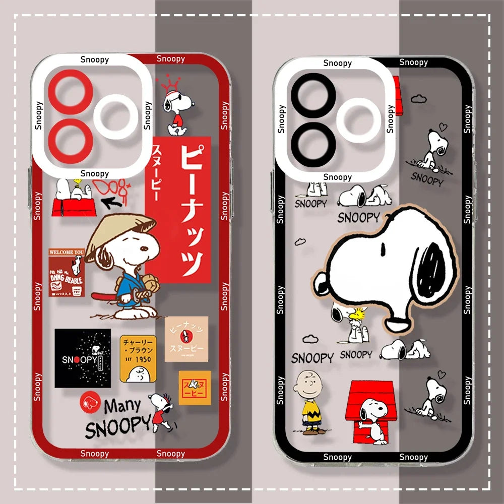 Cute CharlieS Browns And Snoopys Phone Case For iPhone