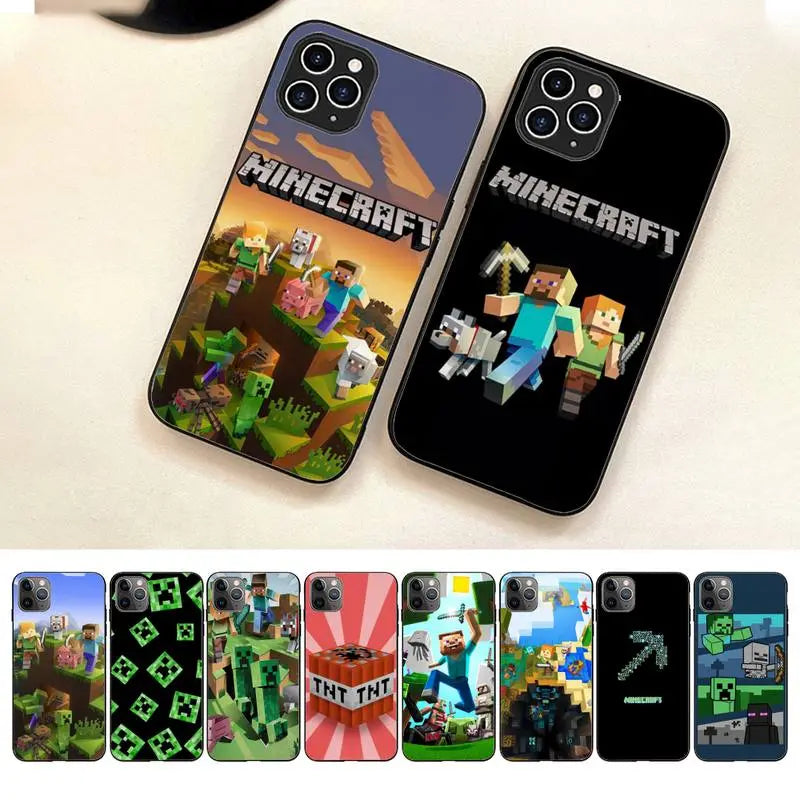 Game Mine And C-Crafts Phone Case For Iphone - IDefend