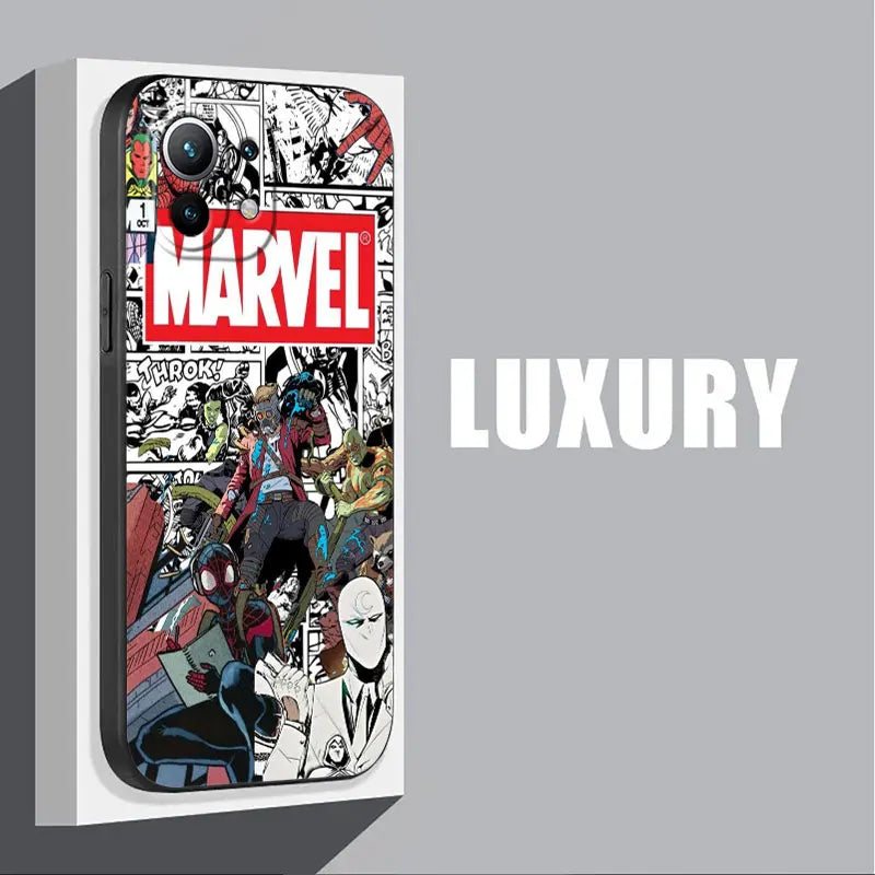 Avengers Endgame Heroes Marvel Phone Case For Xiaomi 14T 13T 12T 11T 10 14 Pro 12 Mi 11 Lite Poco X3 X4 X5 X6 M5 F5 F6 Pro Cover