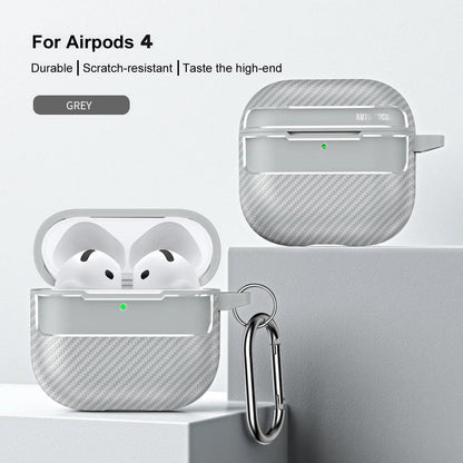 Carbon fiber earphone case for apple airpods 4th gen - IDefend