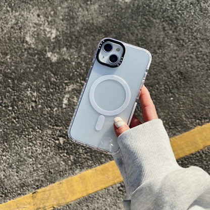 Magnetic Magsafing clear anti-fall case for iphone - IDefend