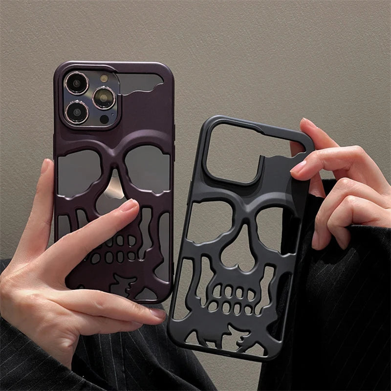 Luxury skeleton Skull Case for iPhone