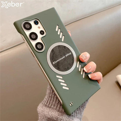 Luxury Graphene Heat Dissipation Cooling Magnetic Phone Case for Samsung - IDefend
