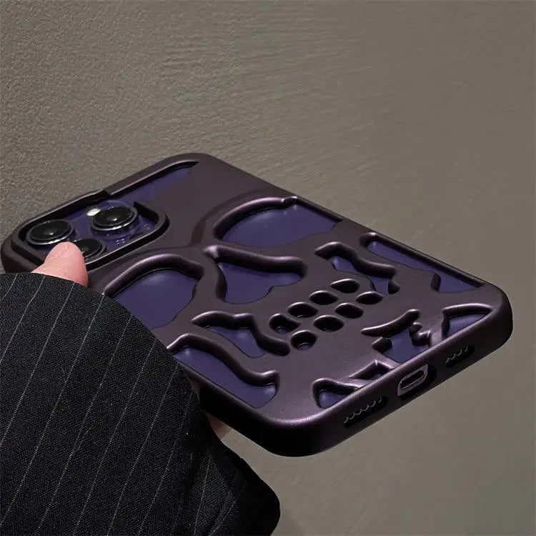 Luxury skeleton Skull Case for iPhone