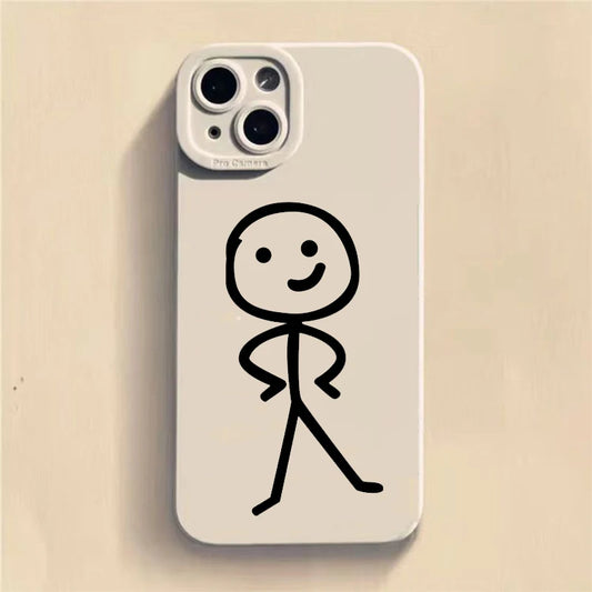 Cartoon Man Matchman Phone Case For iPhone 2 - IDefend