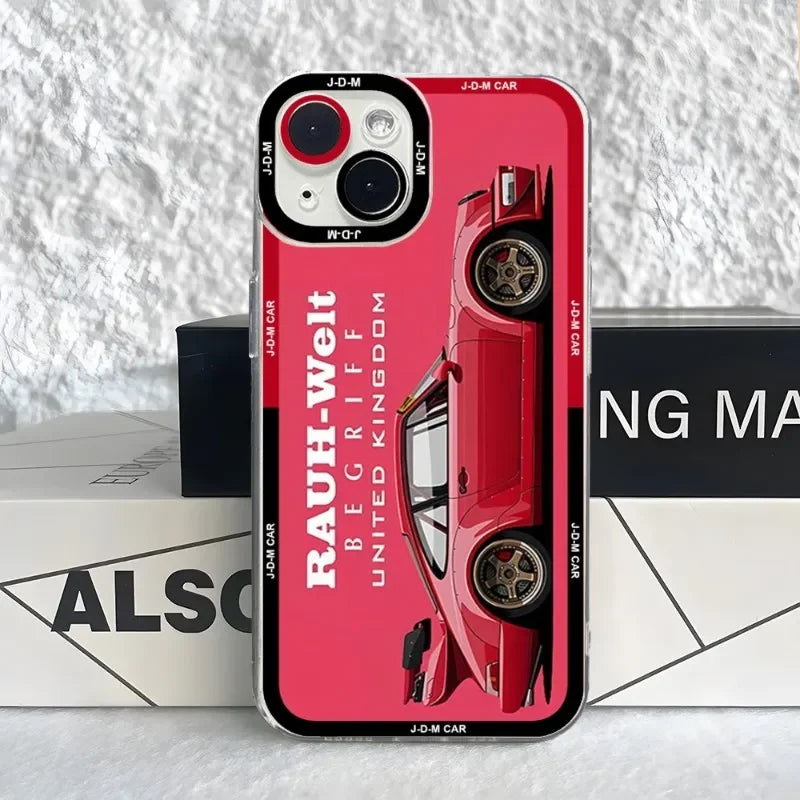 Porsh Car Jdm Drift RWB 911 964 933 Phone Case Case For IPhone