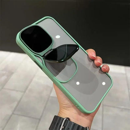 Luxury Transparent Stand Acrylic Case for iPhone - IDefend