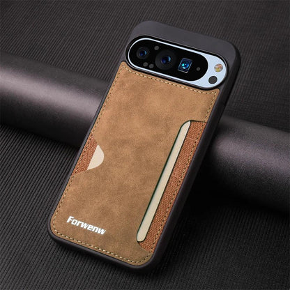 Luxury Wallet Flip Cover For Google Pixel 9 Phone - IDefend