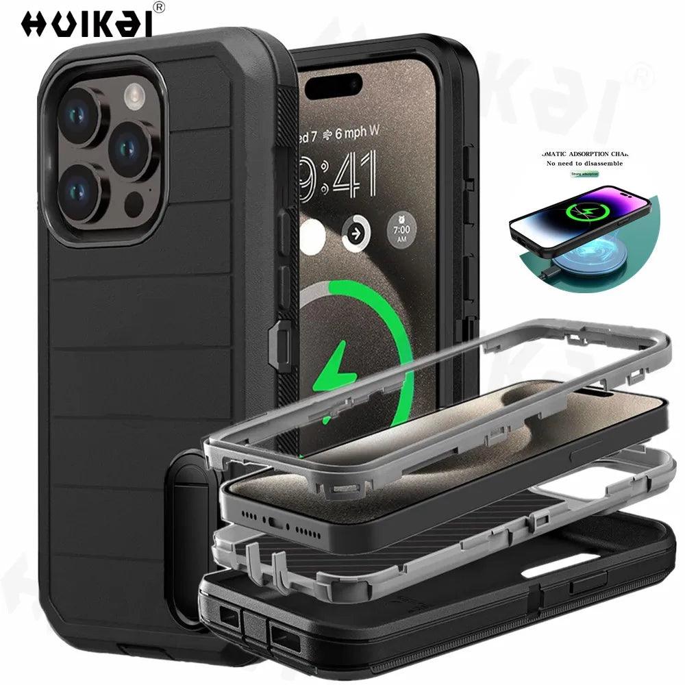 Heavy Duty Shock Absorption Full Body Protective Cases - IDefend