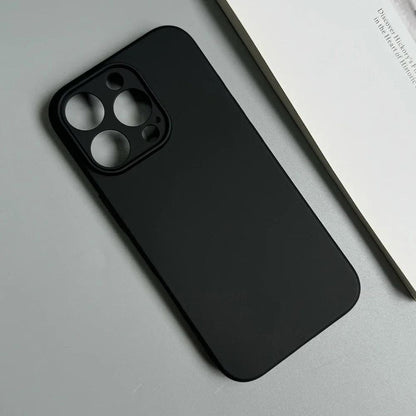 Luxury Full Black Silicone Matte Phone Case For iphone - IDefend
