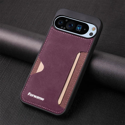Luxury Wallet Flip Cover For Google Pixel 9 Phone - IDefend