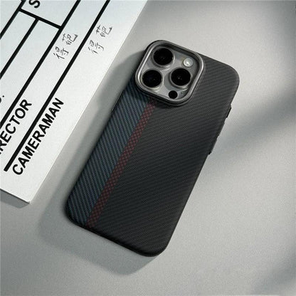 Geometric Carbon Fiber texture 3D Relief Magsafe case for iphone - IDefend