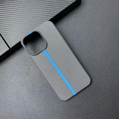 Double Color carbon fibre silicone phone case for iphone - IDefend