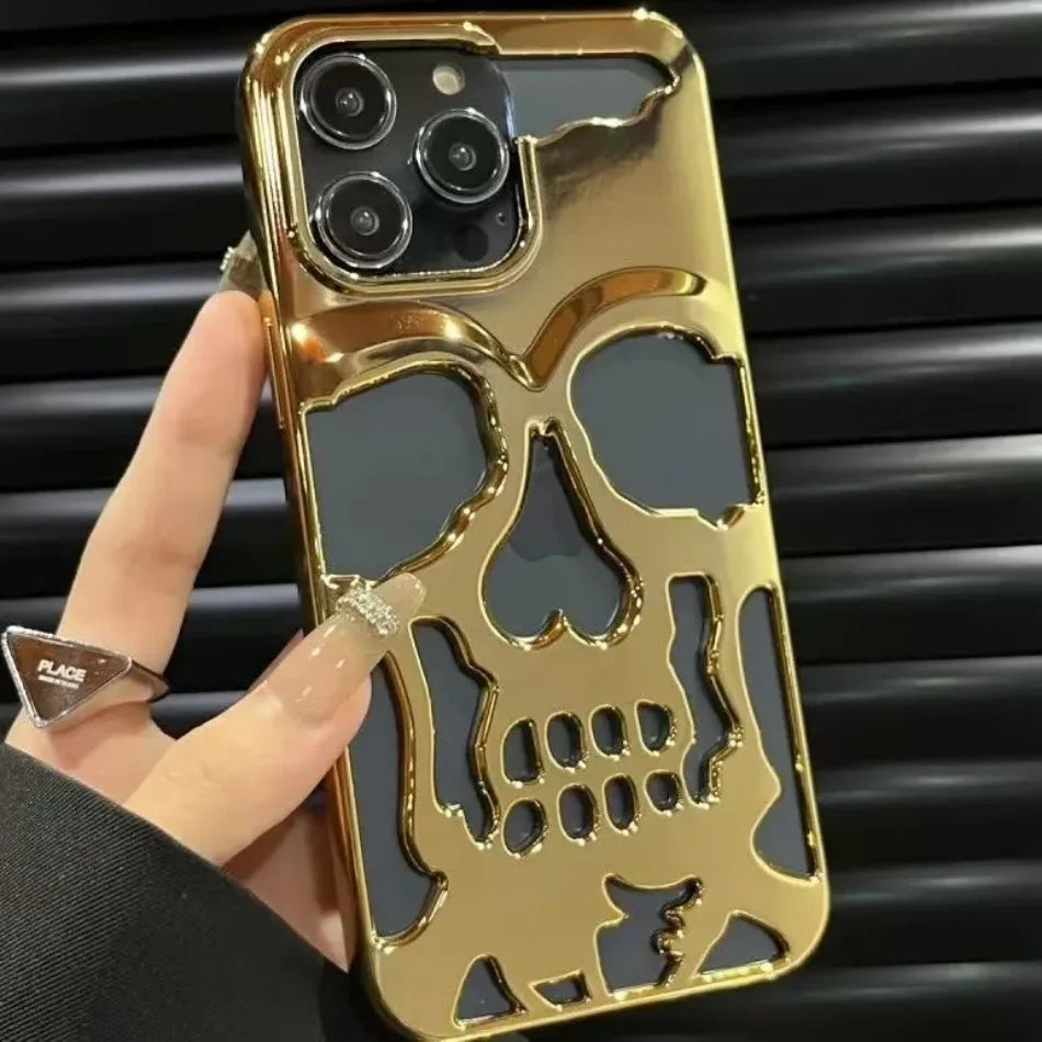 Luxury skeleton Skull Case for iPhone