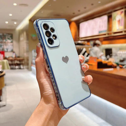 Love Heart Side Pattern Phone Case For Samsung Galaxy - IDefend