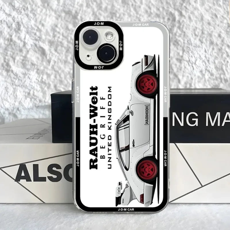 Porsh Car Jdm Drift RWB 911 964 933 Phone Case Case For IPhone