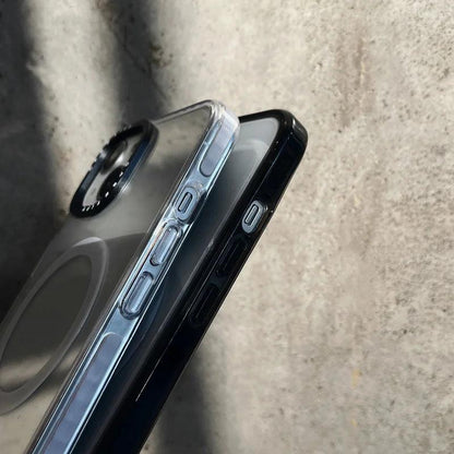 Magnetic Magsafing clear anti-fall case for iphone - IDefend