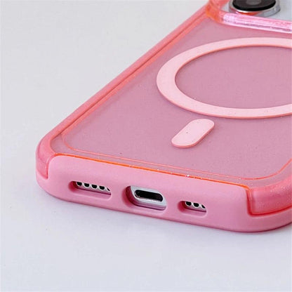 Fluorescent Glitter Magnetic Case for iPhone 0.1 - IDefend