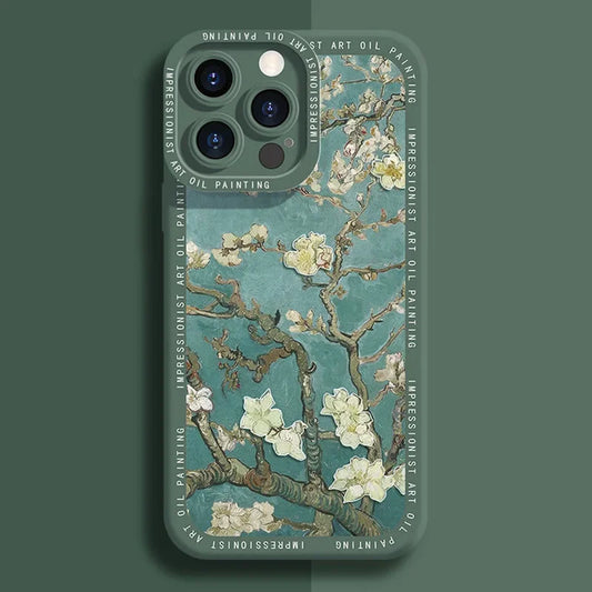 Interesting oil painting phone case For iphone - IDefend