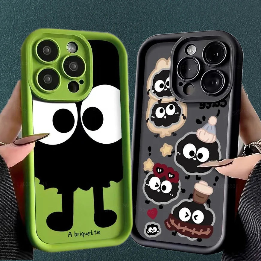 Cartoon Big Eye Eggette Case For iPhone - IDefend