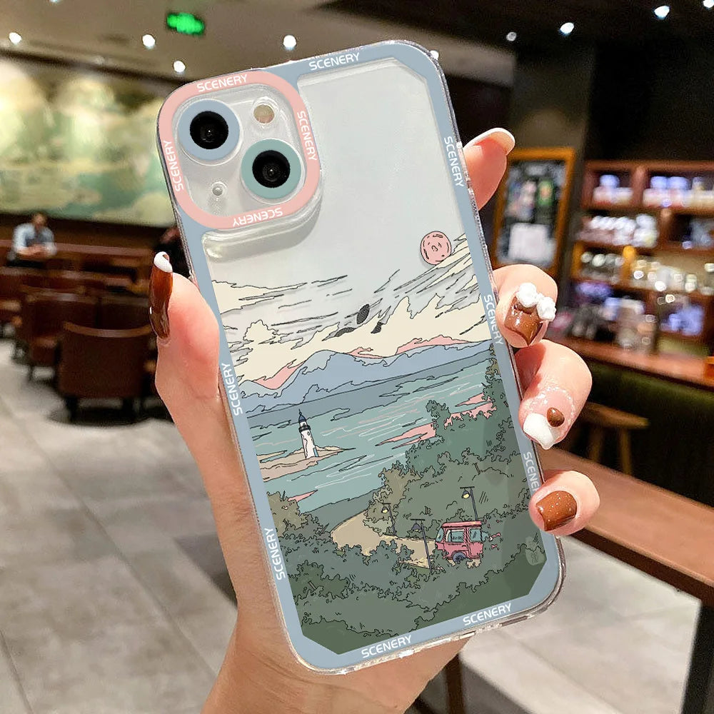 Scenery Sunset Phone Case For IPhone 0.1